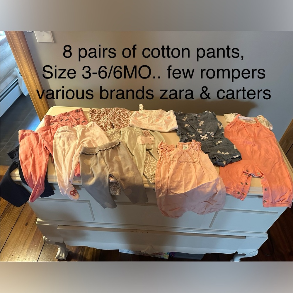 Carter's Kids Jumpsuits & Rompers - Pink, Gray, Cream